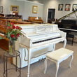 1960 Antique white Sohmer console piano - Upright - Console Pianos